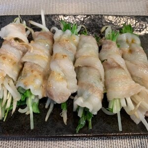 簡単★水菜の豚肉巻き★